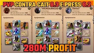 Avalon ROADS 🔥 &ndash; MATAMOS UMA PT 8.3&hellip;! | Fights 7x7 com muita a&ccedil;&atilde;o 💎| Albion Online #46