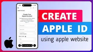 Как создать учетную запись Apple через веб-браузер | Регистрация Apple ID через браузер | Веб-метод