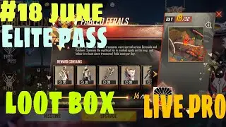 How to claim elite pass loot box 18 June quick and fast
