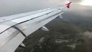 Latam Airbus A320 Landing at Aeropuerto Mariscal Lamar in Cuenca, Ecuador