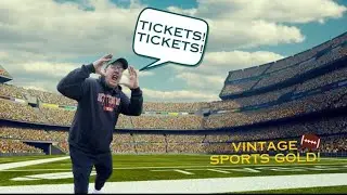 I just bought a bag of vintage sports ticket stubs