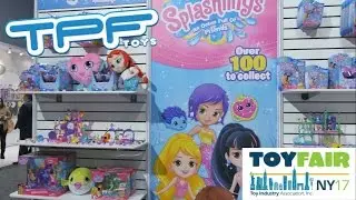 NY TOY FAIR 2017 TPF TOYS - SPLASHLINGS, PEPPY PUPS, LOOPABLES, CUT IT OUT