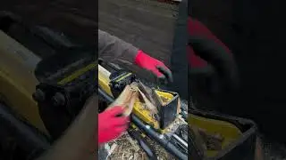 Гидравлический дровокол Hydraulic wood splitter Champion #tools #woodworking #satisfying #asmr