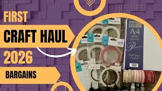 Craft Haul  First of 2026 and found some little bargains #viralvideo #crafthaul 