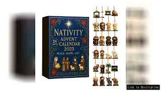 24 Days Christmas Nativity Jesus Advent Calendar Countdown Calendar Collectibles Christmas Advent Ca