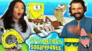 We Watched SPONGEBOB SEASON 11 EPISODE 15 AND 16 For the FIRST TIME!! MY LEG