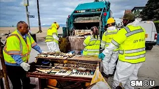 𝗙𝗜𝗡𝗔𝗟 𝗡𝗢𝗧𝗘: Two Pianos Demolished During Venice Homeless Sweep