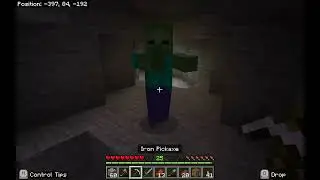 Mining literally one emerald in my Minecraft survival world