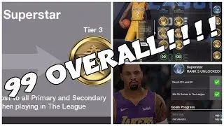I GOT 99 OVERALL IN NBA LIVE 18!!
