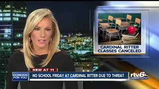 Cardinal Ritter High School cancels classes Friday after threatening message posted on social media