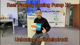 Wir schauen uns die Reef Factory Dosing Pump x4 an! Teil 1 #reeffactory