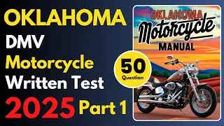 Oklahoma Motorcycle Written Practice Test | Part 1 | CDL Motorcycle Written Practice Test