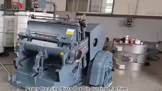 ZHML Die Cutting And Creasing Manual Feeder Corrugated Machine
