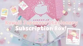 ♡ Zenpop Japanese Stationary Subscription Box Unboxing + Review! ♡