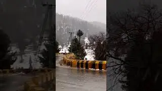 Latest Snowfall in Nathia Gali #nathiagali #snowfall #viral #youtube #shorts #views
