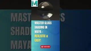 How To Create Glass Material in MAYA