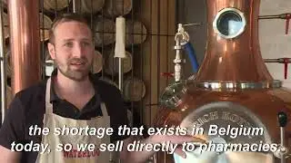 From gin to gel: Belgian distillery battles  coronavirus