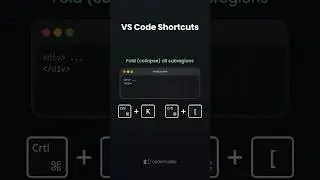 VS Code shortcuts you must know! - #vscode #programming #developer #coding