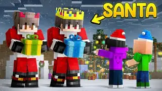 We Became SANTA CLAUS in Minecraft!