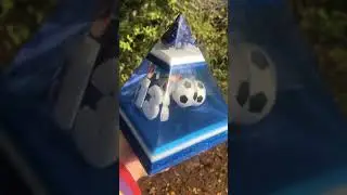 Chelsea FC Resin Pyramid ⚽️ #shorts #youtubeshorts #satisfying #resinart #resin #art #football