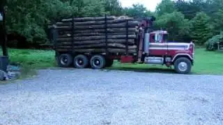 Mack Super Liner Log Truck