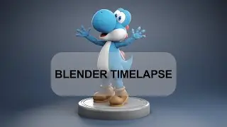 Yoshi - Blender 2.8 Timelapse