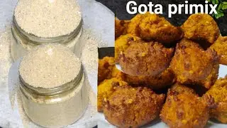 गुजराती गोटा प्रीमिक्स रेसिपी!Gota primix #gota#viralrecipe #madebyme #explore #meenorakitchen