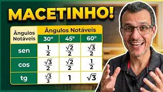&Acirc;ngulos Not&aacute;veis: Demonstra&ccedil;&atilde;o do Seno, Cosseno e Tangente (30&deg;, 45&deg; e 60&deg;) | Professor Zulin