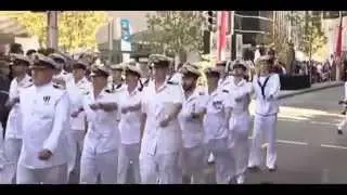 2014 ANZAC Day March WA - My son LT P.J. MURDOCH