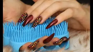 ASMR Triggers For Deep Sleep & Tingles [ Acrylic Nails, Ear Cleaning, No Talking]