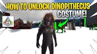 How To Unlock The Dinopithecus Costume! ARK Lost Island