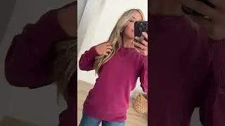 Ribbed Accent Pocketed Pullover - Wine