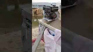 sand flexible screw conveyor #sand  #flexiblescrewconveyor