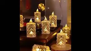 Crystal Flameless Candle Light