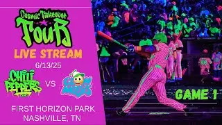 Cosmic Baseball Official Stream - 6/13/25 - Tri-City Chili Peppers vs. Glow Mojis | Nashville, TN