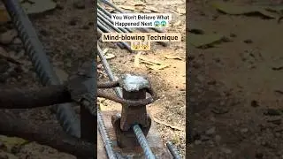 Steel bars cutting: DeWalt tools in action 🔧Hard hat workers in action 🔥👷| Art of Shaping Steel! 🔩