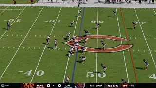 Madden NFL 25 Gameplay Chicago Bears vs Washington Commanders