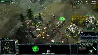 StarCraft II - Terran vs Zerg (Elite AI) - w/ Seige Tanks + Liberator