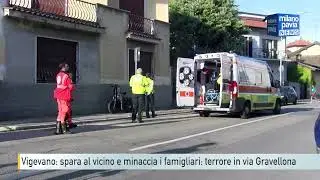 Spara al vicino e minaccia la famiglia: barricate in casa con la bimba di 4 mesi. Paura a Vigevano