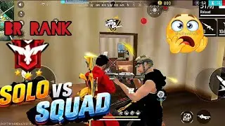 🔥 Free Fire BR Rank Solo vs Squad &ndash; Insane Clutch Gameplay