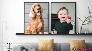 Fotoposter in lijst van FotoCadeau.nl