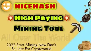 High Paying #NICEHASH #MINING #BITCOIN Tool | Start Mining Now (Make Money Online)
