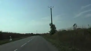 Driving From 22160 Le Croissant To 22110 Pempoul &Eacute;ven, Rostrenen, C&ocirc;tes d'Armor, Brittany, France