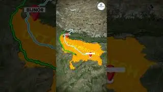 River Ganga's Path: States It Flows Through Explained  #ganga #gangotri #gomukh #factshorts