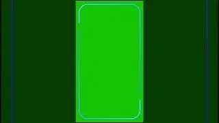 Blue Neon Border Green Screen Overlay Motion Graphics 30fps Copyright Free