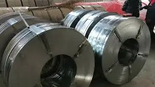 The aluminized zinc steel strip has been fabricated