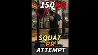150kg Squat 1 Rep Max | Strength PR Attempt 