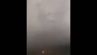 Ghost face thunderstorm #thunderstorm #lightening #supercell #tornado #hail #hailstorm