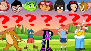 Wrong head Puzzle ! Cartoon Animation Puzzle For kids ! Wrong Head Matching Game