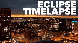 TIMELAPSE: 4K drone video captures total solar eclipse over Buffalo